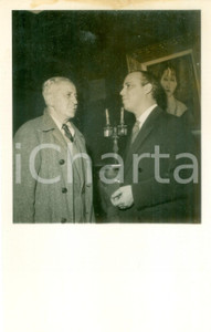 Fotografia d epoca originale 1955 ca ROMA Il compositore Louis GRUENBERG prima dello spettacolo Fotografia 1