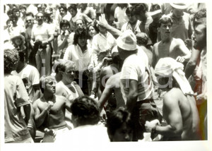 Fotografia d epoca originale 1986 MESSICO Mondiali calcio ARGENTINAINGHILTERRA Scontri ultras per FALKLAND 1
