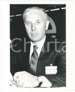 Fotografia d epoca originale 1990 ca MILANO Claudio FERRARI Ingnere FOSTER WHEELER Convegno MILANO 2000 Foto 1