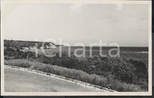 Fotografia d epoca originale 1937 GUADALUPA  Veduta della costa REAL PHOTO cm 13,5 x 8,5 3 1