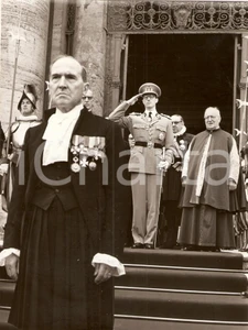 Fotografia d epoca originale 1961 CITTA  DEL VATICANO Baldovino del BELGIO Collare Ordine di Cristo Foto 3 1