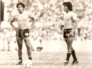 Fotografia d epoca originale 1980 URUGUAY Calcio MUNDIALITO Ruben PAZ Waldemar VICTORINO Foto 2 1