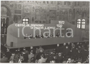Fotografia d epoca originale 1972 CASSA DI RISPARMIO DI PADOVA E ROVIGO 150° Anniversario fondazione FOTO 1