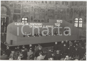 Fotografia d epoca originale 1972 CASSA DI RISPARMIO DI PADOVA E ROVIGO 150° Anniversario fondazione FOTO 1