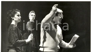 Fotografia d epoca originale 1986 COLMAR Opera National du RHIN Prove del DON GIOVANNI Foto 1