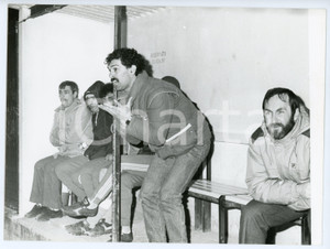 Fotografia d epoca originale 1987 RIVAROLO Campo C.I.G.E. Franco MACCIÒ Allenatore USD MASONE Foto CALCIO 1