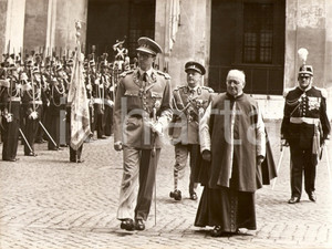 Fotografia d epoca originale 1961 CITTA  DEL VATICANO Baldovino del BELGIO Mons. NARDONE Foto 3 1