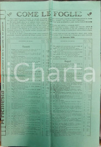 Giornale, rivista storica 1925 PESARO Bollettino ditta O. RUGGERI con catalogo dei regali FARMACEUTICA 1