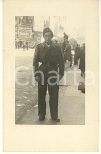 Fotografia d epoca originale 1945 ca MILANO ? Ufficiale RSI  Ritratto  Fotografia 9x14 cm 1 1