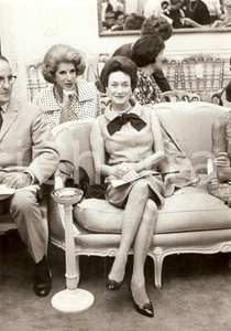 Fotografia d epoca originale 1963 PARIS Wallis SIMPSON  Presentazione della collezione DIOR Foto 3 1