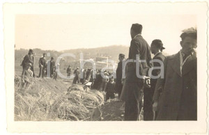 Fotografia d epoca originale 1935 ca Area di PAVIA Folla a un evento militare  Foto 12x8 cm 1 1