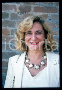 Fotografia d epoca originale 1992 VENEZIA Monica SCATTINI alla Mostra del cinema 35mm VINTAGE SLIDE 3 1