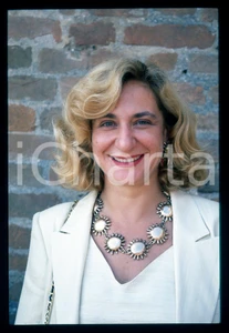 Fotografia d epoca originale 1992 VENEZIA Monica SCATTINI alla Mostra del cinema 35mm VINTAGE SLIDE 3 1