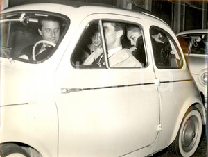 Fotografia d epoca originale 1960 ca ROMA Alberto e Paola di LIEGI, Antonello RUFFO e Rosa TASCA D ALMERITA 1