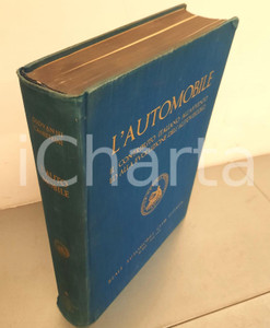 1938 L'automobile - Il contributo italiano all'avvento dell'autoveicolo *RACI Legatura editoriale in tela azzurra con titolo e piccola illustrazione in oro al piatto. Titolo in oro al dorso. Numerose illustrazioni b/n e a colori.EDITORE: Reale Automobile Club d'Italia - RomaPAGINE: 599 CONDIZIONI:FAIR/discreto buone condizioni interne, ma lieve scoloritura al dorso, con smussatura angolare e alle cuffie, con piccolo strappo, uno anche all'interno; lieve macchia rossa al piatto anterioreFORMATO: 25x35 cm (volume) originale e autentica 1