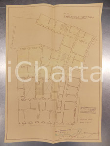 Mappa, planimetria storica 1930 MILANO Ing. DE DOMINICIS Edificatrice VITTORIA Planimetria casa 3°piano 1 Mappa, planimetria storica 1930 MILANO Ing. DE DOMINICIS Edificatrice VITTORIA Planimetria casa 3°piano 1