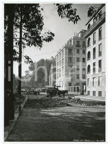 1941 MILANO Costruzione di Via dei Giardini verso Via Fatebenefratelli - Foto Fotografia d'epoca.A16 CONDIZIONI:FAIR/discreto Lievi smussature agli angoliFORMATO: 17x23 cm originale e autentica 1
