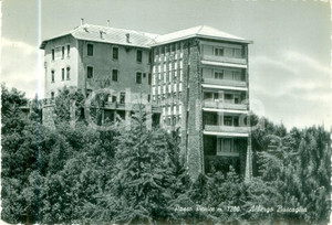 Cartolina originale da collezione 1964 PASSO PENICE PV Veduta dell Albergo Buscaglia Cartolina animata FG VG 1