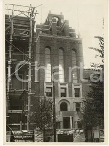 Fotografia d epoca originale 1932 MILANO Porta Vittoria  Palazzo Sindacati Fascisti dell Industria Facciata 1