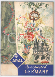 Materiale pubblicitario d’epoca 1960 ca TOURISM Unexpected GERMANY  Illustrated brochure ARAL 24 pp. 1