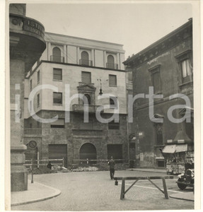 Fotografia d epoca originale 1937 ARCHITETTURA MILANO  Piazza PIO XI 5  Edificio  Foto ANIMATA 19x20 cm 1