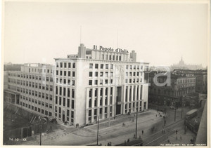 Fotografia d epoca originale 1942 MILANO Piazza Cavour Palazzo dell Informazione  IL POPOLO D ITALIA Foto 3 1