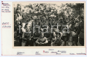 Fotografia d'epoca originale 1939 CUVIO - BERSAGLIERI Rapporto Generale MESSE alla XVIII Brigata Razzo - Foto 1