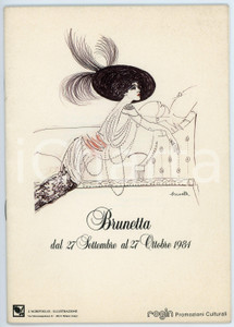 Libro, pubblicazione d'epoca 1984 MILANO Galleria L'AGRIFOGLIO Catalogo mostra BRUNETTA Bruna MATELDI MORETTI 1
