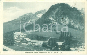 Cartolina originale da collezione 1944 CANTONIERA DELLA PRESOLANA Panorama Cartolina affrancatura RSI 1