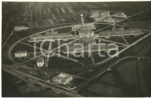 Fotografia d'epoca originale 1931 ARCHITETTURA MILANO VIALBA Nuovo Ospedale Sanatoriale *Foto aerea 1