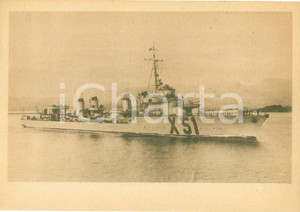 Cartolina originale da collezione 1940 ca MARINA MILITARE FRANCESE Contretorpilleur TARTU X51 Cartolina 2 1