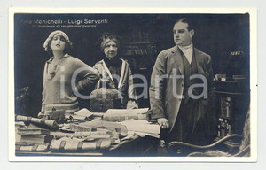 Cartolina originale da collezione 1921 Pina MENICHELLI Luigi SERVENTI Il romanzo di un giovane povero *Cartolina 1