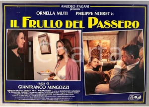 Materiale cinematografico d’epoca 1988 Ornella MUTI Philippe NOIRET Il frullo del passero  Fotobusta 1