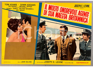 Materiale cinematografico d’epoca 1968 Tom ADAMS Il molto onorevole agente di Sua Maestà britannica *Fotobusta 1