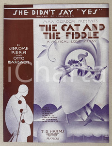 Oggetto da collezione cartaceo 1931 O. HARBACH  J. KERN She didn t say yes  Ballad of indecision Spartito 1 Oggetto da collezione cartaceo 1931 O. HARBACH  J. KERN She didn t say yes  Ballad of indecision Spartito 1
