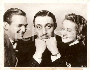 Fotografia d epoca originale 1938 Danielle DARRIEUX Douglas FAIRBANKS e Mischa AUER 1