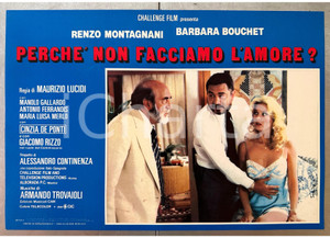 Materiale cinematografico d’epoca 1981 CINEMA EROTICO Barbara BOUCHET Perché non facciamo l amore? Fotobusta 1