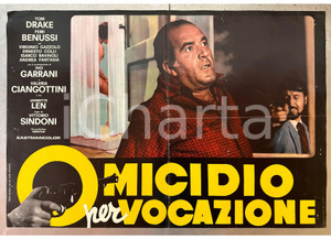 Materiale cinematografico d’epoca 1968 Vittorio SINDONI Omicidio per vocazione  Fotobusta poster THRILLER 1
