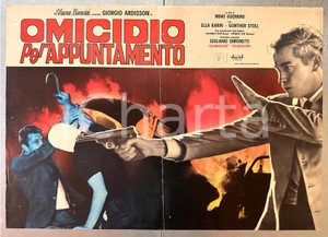 Materiale cinematografico d’epoca 1967 Mino GUERRINI Omicidio per appuntamento Giorgio ARDISSON  Fotobusta 1