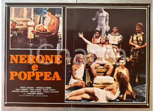 Materiale cinematografico d’epoca 1982 Vincent DAWN Nerone e Poppea Rudy ADAMS Patricia DEREK  Fotobusta 1