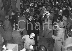 Fotografia d epoca originale 1958 GENOVA Arrivo della principessa SORAYA dell Iran  Foto 24x18 3 1