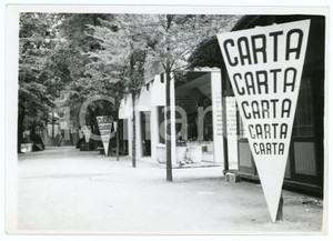 Fotografia d epoca originale 198 MILANO  BOSCHETTI Preparazione della Mostra autarchica coi rifiuti  Foto 1