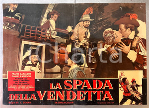 Materiale cinematografico d’epoca 1961 L. DEMAR La spada della vendetta  Frank LATIMORE Danik PATISSON Fotobusta 1
