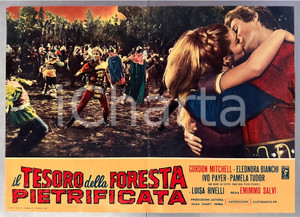 Materiale cinematografico d’epoca 1965 Ivo PAYER Eleonora BIANCHI Il tesoro della foresta pietrificata Fotobusta 1