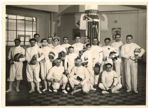 Fotografia d epoca originale 1935 MILANO SCHERMA Campionato provinciale Dopolavoro STIPEL  Fioretto Foto 1