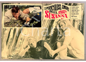 Materiale cinematografico d’epoca 1967 Max PECAS I pericolosi amori della casta Susanna  Fotobusta poster 1