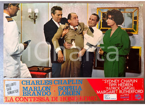Materiale cinematografico d’epoca 1967 Marlon BRANDO Sophia LOREN La contessa di Hong Kong Fotobusta poster 1