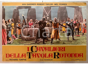 Materiale cinematografico d’epoca 1960 Ava GARDNER Robert TAYLOR I cavalieri della Tavola Rotonda  Fotobusta 1