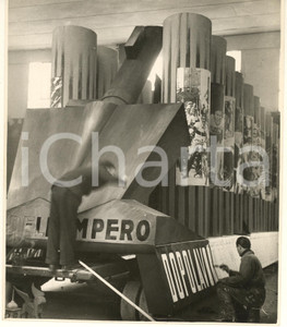 Fotografia d epoca originale 1938 MILANO Giornata della Neve  Allestimento carro Dopolavoro Provinciale FOTO 1