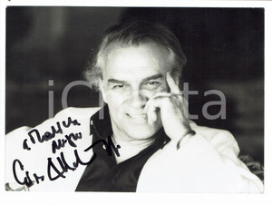 Autografo originale 2000ca Giorgio ALBERTAZZI  Autografo originale su fotografia 1
